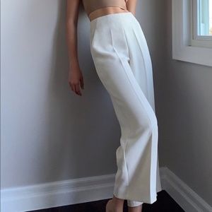 NWOT Aritzia Atticus pants (high rise straight/wide leg , light birch, s…